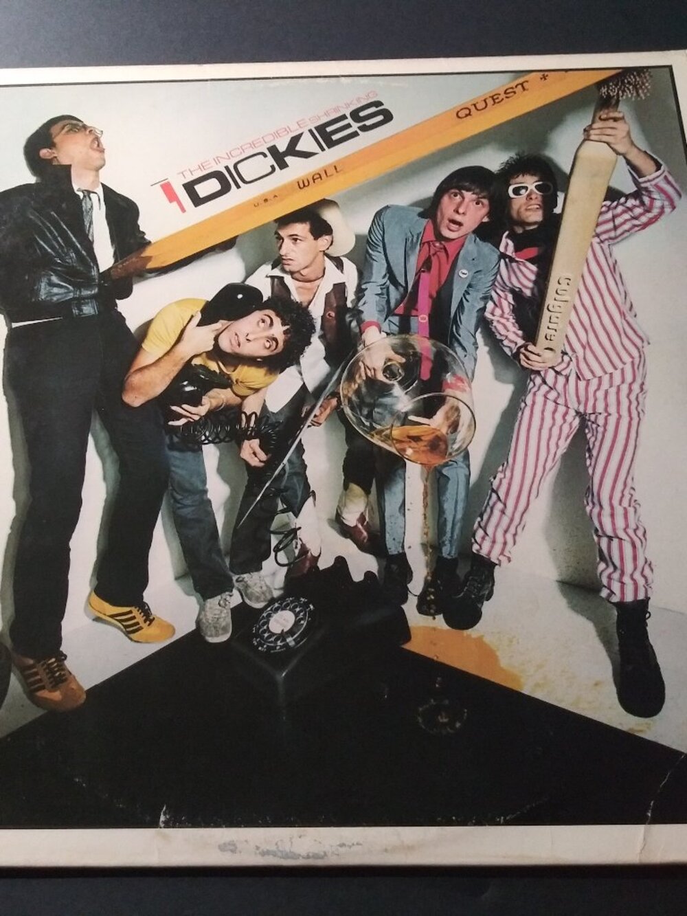The Incredible Shrinking Dickies VG++ Original Yellow Vinyl A&M Record 1979 PUNK
